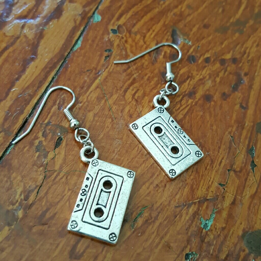 Retro Cassette Tape Earrings